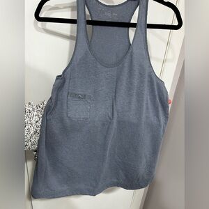 Eileen Fisher Slate Blue Linen Tank